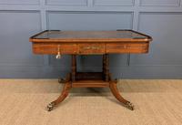 Fine Regency Inlaid Mahogany Library Table (2 of 16) Fine Regency Inlaid Mahogany Library Table (2 of 16)