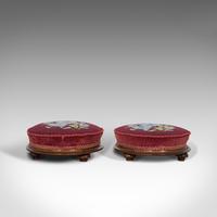 Pair of Antique Footstools, English, Walnut, Needlepoint, Rest, Victorian c.1860 (3 of 12) Pair of Antique Footstools, English, Walnut, Needlepoint, Rest, Victorian c.1860 (3 of 12)