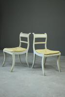 Pair of Regency Style Painted Dining Chairs (6 of 10) Pair of Regency Style Painted Dining Chairs (6 of 10)
