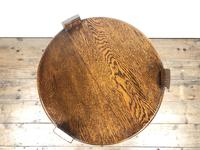 Early 20th Century Antique Oak Circular Side Table with shelf (5 of 9) Early 20th Century Antique Oak Circular Side Table with shelf (5 of 9)