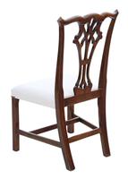 Set of 10 (8+2) Mahogany Georgian Revival Dining Chairs Ribbon Back c.1920-1950 (10 of 10) Set of 10 (8+2) Mahogany Georgian Revival Dining Chairs Ribbon Back c.1920-1950 (10 of 10)