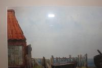 Antique Original Watercolour - Boatyard - Mary Sophia Godlee 1860-1932 (7 of 7) Antique Original Watercolour - Boatyard - Mary Sophia Godlee 1860-1932 (7 of 7)
