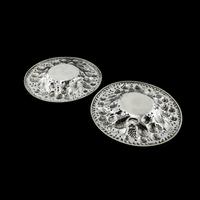 Magnificent Georgian Pair of Solid Silver Gilt Charger / Platter Dishes - George Burrows 1824 (23 of 27) Magnificent Georgian Pair of Solid Silver Gilt Charger / Platter Dishes - George Burrows 1824 (23 of 27)
