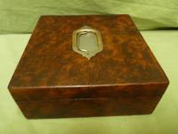 Amboyna Jewellery – Table Box. C1890 (4 of 10) Amboyna Jewellery – Table Box. C1890 (4 of 10)