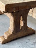 Superb Rustic Large Bleached Oak Farmhouse Table with Extensions (10 of 36) Superb Rustic Large Bleached Oak Farmhouse Table with Extensions (10 of 36)