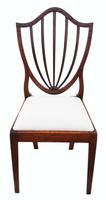 Set of 8 Georgian Mahogany Shield Back Dining Chairs Set of 8 Georgian Mahogany Shield Back Dining Chairs