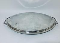 Large Antique Georgian 18th Century Solid Sterling Silver Twin Handled Tray (12 of 15) Large Antique Georgian 18th Century Solid Sterling Silver Twin Handled Tray (12 of 15)
