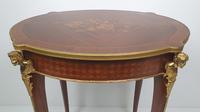Early 20th Century Marquetry Inlaid Mahogany Table (4 of 5) Early 20th Century Marquetry Inlaid Mahogany Table (4 of 5)