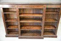 Antique Oak Breakfront Bookcase (7 of 11) Antique Oak Breakfront Bookcase (7 of 11)
