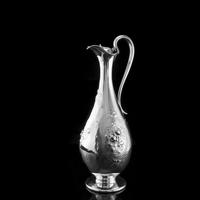 Antique Victorian Solid Silver Claret Jug / Wine Ewer - Elkington 1864 (15 of 16) Antique Victorian Solid Silver Claret Jug / Wine Ewer - Elkington 1864 (15 of 16)