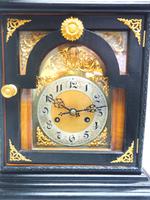 Interesting Quarter Striking German Bracket Clock by Junghans in Ebony Glazed Case (4 of 9) Interesting Quarter Striking German Bracket Clock by Junghans in Ebony Glazed Case (4 of 9)