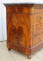 Antique Burr Walnut & Marble Top Chest Of Drawers (7 of 9) Antique Burr Walnut & Marble Top Chest Of Drawers (7 of 9)