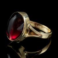 Antique Victorian 6ct Cabochon Garnet Ring 9ct Gold Circa 1900 (3 of 7) Antique Victorian 6ct Cabochon Garnet Ring 9ct Gold Circa 1900 (3 of 7)