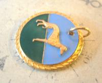Vintage Pocket Watch Chain Fob 1940s Rose Gilt & Enamel Greyhound Dog Nos (4 of 7) Vintage Pocket Watch Chain Fob 1940s Rose Gilt & Enamel Greyhound Dog Nos (4 of 7)
