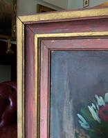 Large Rustic 19th Century French Impressionist Still Life Floral Oil Painting - Minor TLC (11 of 12) Large Rustic 19th Century French Impressionist Still Life Floral Oil Painting - Minor TLC (11 of 12)