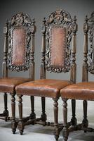 4 Carved Oak Dining Chairs (13 of 13) 4 Carved Oak Dining Chairs (13 of 13)