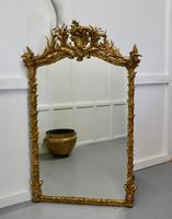 Large Elaborate French Rococo Gilt Console Mirror Decorated with Leaves & Birds (5 of 8) Large Elaborate French Rococo Gilt Console Mirror Decorated with Leaves & Birds (5 of 8)