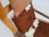 Scandinavian armchair, adjustable back, cowhide, 70s (2 of 20) Scandinavian armchair, adjustable back, cowhide, 70s (2 of 20)