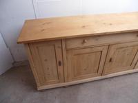2 Metre Antique Pine 4 Door Sideboard / TV Stand to Paint (2 of 7) 2 Metre Antique Pine 4 Door Sideboard / TV Stand to Paint (2 of 7)