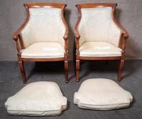 Pair of French Empire Style Armchairs (5 of 13) Pair of French Empire Style Armchairs (5 of 13)