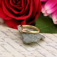 The Antique White Tipped Three Diamond Ring (4 of 6) The Antique White Tipped Three Diamond Ring (4 of 6)