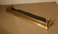 Victorian Pierced Brass Fireside Fender (3 of 6) Victorian Pierced Brass Fireside Fender (3 of 6)
