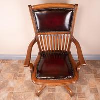 Teak Revolving Office Desk Chair (5 of 17) Teak Revolving Office Desk Chair (5 of 17)