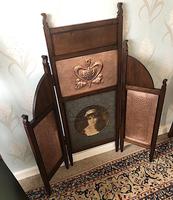 Arts & Crafts Copper and Mahogany Firescreen (2 of 6) Arts & Crafts Copper and Mahogany Firescreen (2 of 6)