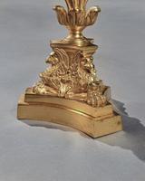 Pair of Early 19th Century Gilt Bronze and Lustres Three Branch Candelabra (4 of 8) Pair of Early 19th Century Gilt Bronze and Lustres Three Branch Candelabra (4 of 8)