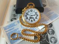 Vintage Pocket Watch 1970s Railroad 12ct Gold Plated Swiss & West Germany Nos (2 of 12) Vintage Pocket Watch 1970s Railroad 12ct Gold Plated Swiss & West Germany Nos (2 of 12)