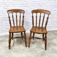 Pair of Windsor Spindleback Kitchen Chairs (2 of 5) Pair of Windsor Spindleback Kitchen Chairs (2 of 5)