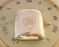 Antique Silver Vesta Case 1899 Victorian With Coat Of Arms Maker Hunsley & Co (4 of 9) Antique Silver Vesta Case 1899 Victorian With Coat Of Arms Maker Hunsley & Co (4 of 9)