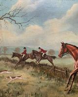'The Fox Hunt' Original Vintage Country Sporting Pursuit Oil on Canvas Painting (12 of 17) 'The Fox Hunt' Original Vintage Country Sporting Pursuit Oil on Canvas Painting (12 of 17)
