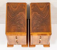 Superb Pair of Walnut Art Deco Bedside Cabinets (5 of 6) Superb Pair of Walnut Art Deco Bedside Cabinets (5 of 6)