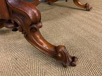 Victorian Burr Walnut Stretcher Table (13 of 13) Victorian Burr Walnut Stretcher Table (13 of 13)