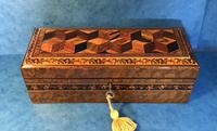 Victorian Burr Holly Glove Box with Tunbridge Ware Inlay (4 of 9) Victorian Burr Holly Glove Box with Tunbridge Ware Inlay (4 of 9)