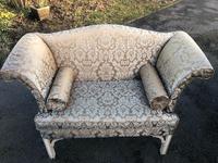 Antique English Small Upholstered Sofa (7 of 8) Antique English Small Upholstered Sofa (7 of 8)