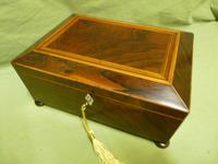 Regency Rosewood Jewellery / Sewing Box - Original Tray + Accessories c.1820 (15 of 15) Regency Rosewood Jewellery / Sewing Box - Original Tray + Accessories c.1820 (15 of 15)