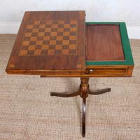 Rosewood Games Table Chess Board Folding Card Table 19th Century (4 of 16) Rosewood Games Table Chess Board Folding Card Table 19th Century (4 of 16)