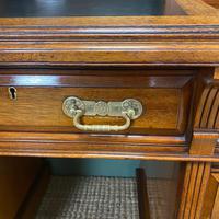 High Quality Maple & Co Antique Victorian Pedestal Desk (6 of 11) High Quality Maple & Co Antique Victorian Pedestal Desk (6 of 11)