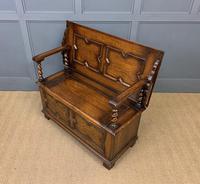 Jacobean Style Oak Monks Bench (11 of 14) Jacobean Style Oak Monks Bench (11 of 14)