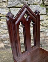 Antique Gothic Oak Hall Chair (9 of 13) Antique Gothic Oak Hall Chair (9 of 13)