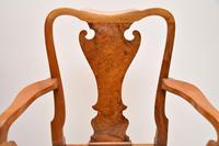Pair of Antique Walnut Queen Anne Style Carver Armchairs (9 of 10) Pair of Antique Walnut Queen Anne Style Carver Armchairs (9 of 10)