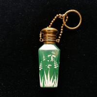 19th Century Jade Green, Mary Gregory Style Scent Bottle c.1890 (2 of 6) 19th Century Jade Green, Mary Gregory Style Scent Bottle c.1890 (2 of 6)
