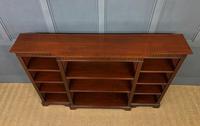 Edwardian Long Break Fronted Mahogany Open Bookcase (3 of 13) Edwardian Long Break Fronted Mahogany Open Bookcase (3 of 13)