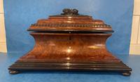 Victorian Burr Cedar & Ebony Shaped Tea Caddy (2 of 20) Victorian Burr Cedar & Ebony Shaped Tea Caddy (2 of 20)