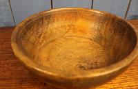 Early 19th Century Turned Wooden Flat Bottom Bowl Treen Eare. (8 of 9) Early 19th Century Turned Wooden Flat Bottom Bowl Treen Eare. (8 of 9)