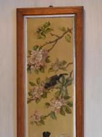 Pair of Oil Paintings of Finches in Blossom (12 of 12) Pair of Oil Paintings of Finches in Blossom (12 of 12)