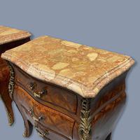 Pair of Italian Parquetry Bedside Commodes (5 of 8) Pair of Italian Parquetry Bedside Commodes (5 of 8)