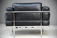 LC1 Black Leather & Chrome Armchair (13 of 13) LC1 Black Leather & Chrome Armchair (13 of 13)